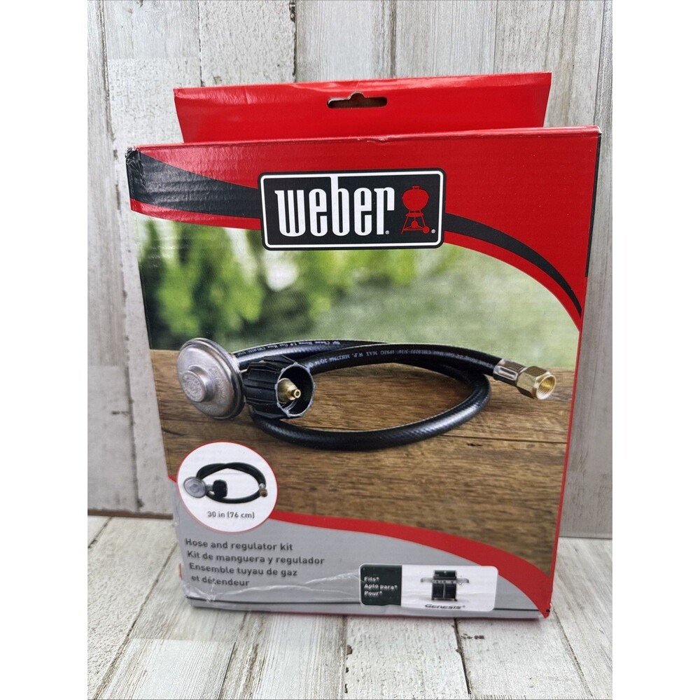 Weber Gas Grills Hose Regulator Kit for Genesis 300 Summit 400/600 30" 7627